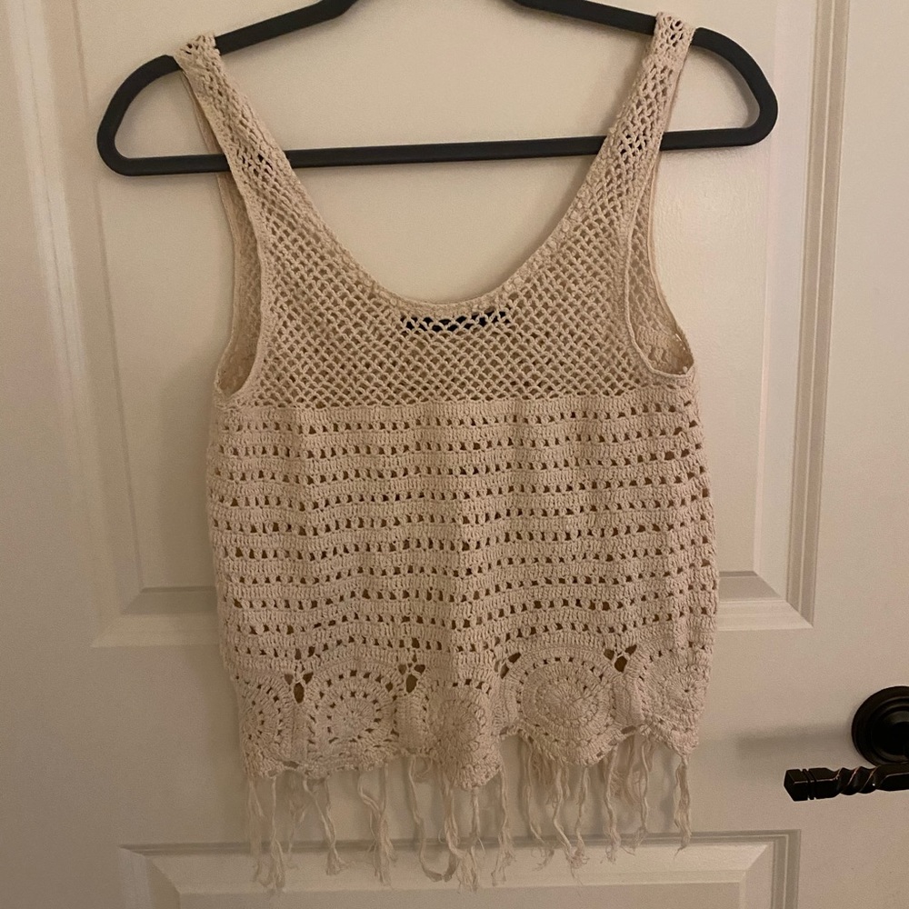 Zara crochet top. Size S.